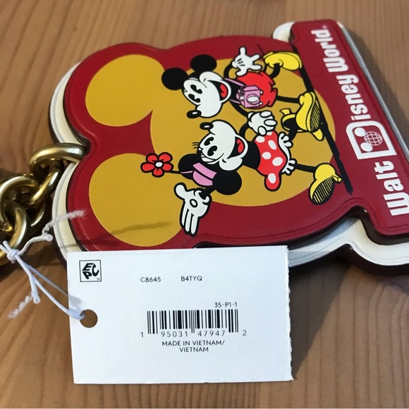 🐭 Disney X Coach Touring Mickey Mouse Bag Charm - Picture 7 of 7